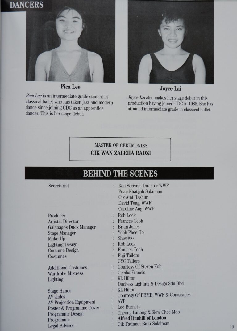 1988 Ke Mana Sang Kancil Production team