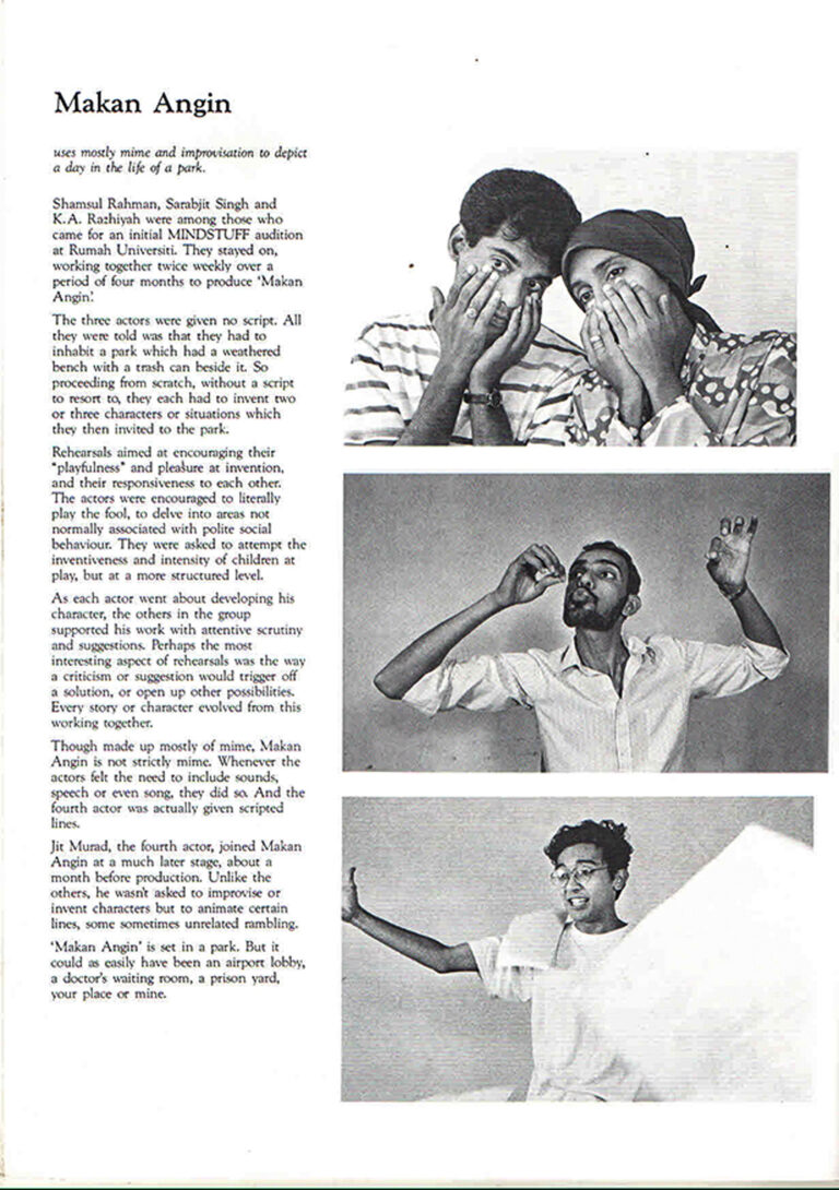 1988: Makan Angin: Overview