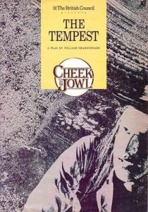 1989, The Tempest: Programme Cover