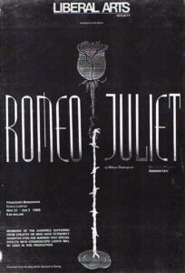 1989, Romeo and Juliet: Programme Cover