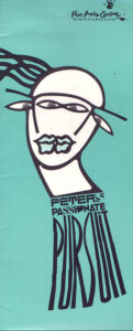 1989, Peter's Passionate Pursuit: Programme Cover