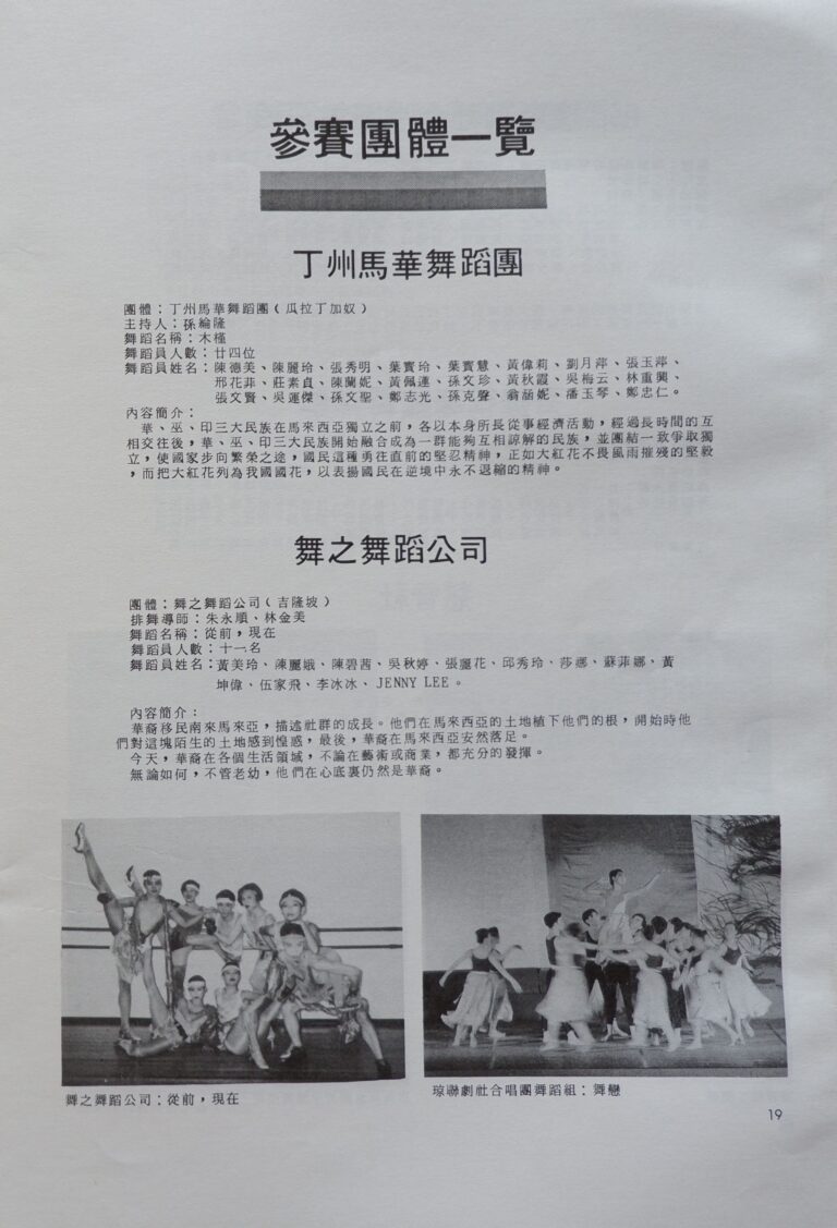 990 Pertandingan Koreografi TiongHua Dance images 1