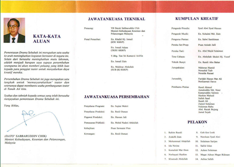 1991, Di Kota Di Kampung: Programme 2