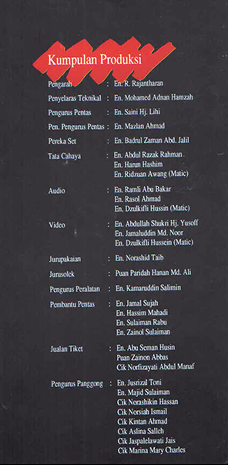 1993, Cinta Arnab: Production Group