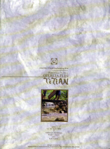 1993, Titian: Programme Cover