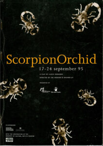 1995, Scorpian Orchid: Programme Cover