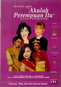 1998, Akulah Perempuan Itu: Programme Cover