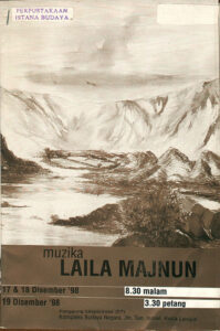 1998, Muzika Laila Majnun: Programme Cover