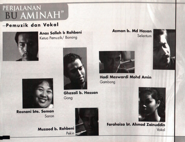 1999, Perjalanan Bu Aminah: Musicians & Vocalists