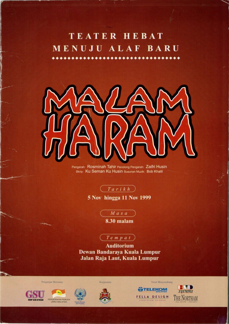 1999, Malam Haram: Programme Cover