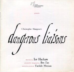 2001 Dangerous Liaisons cover 2