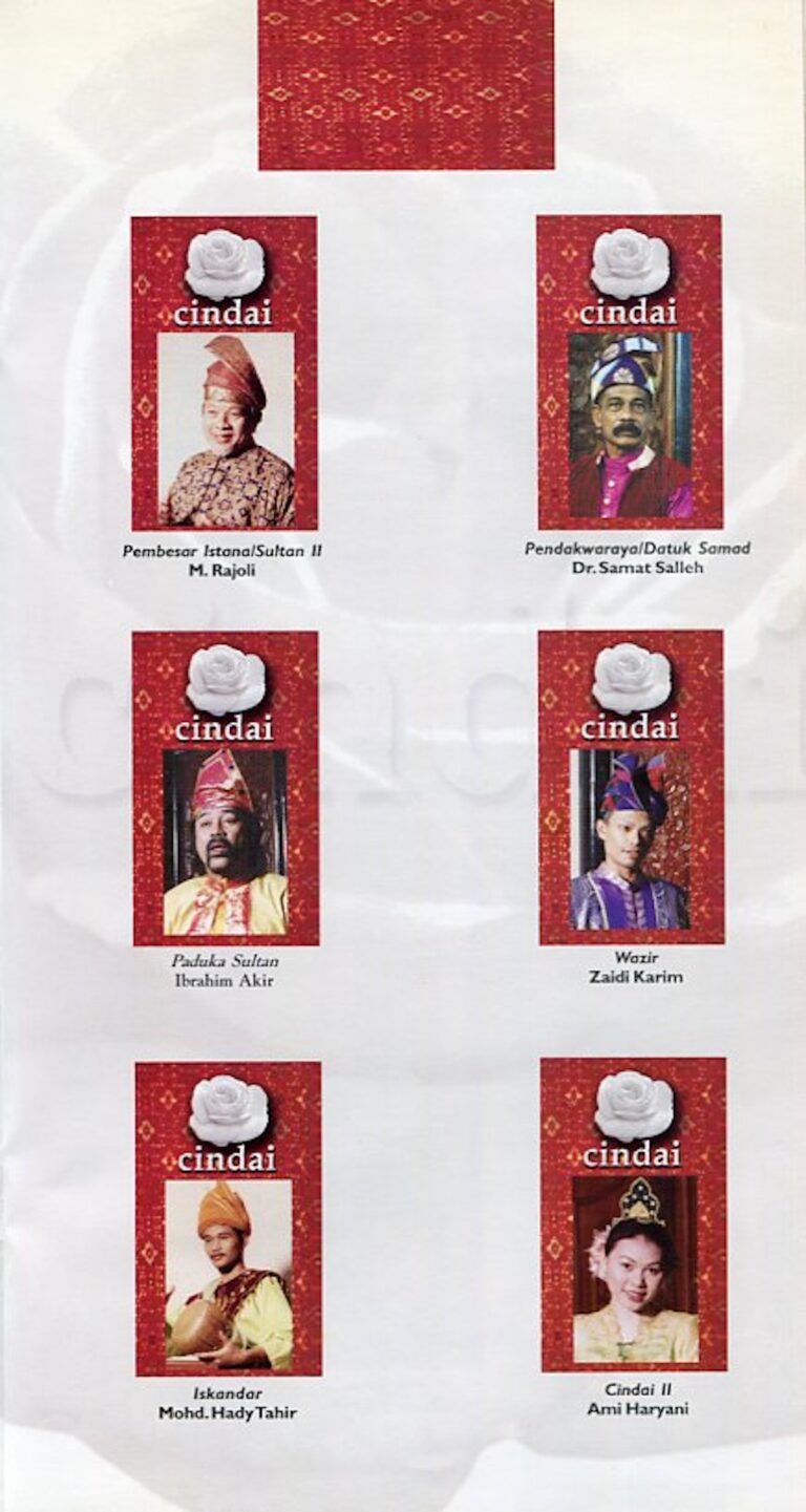 2001 Cindai Cast and production crew list 2