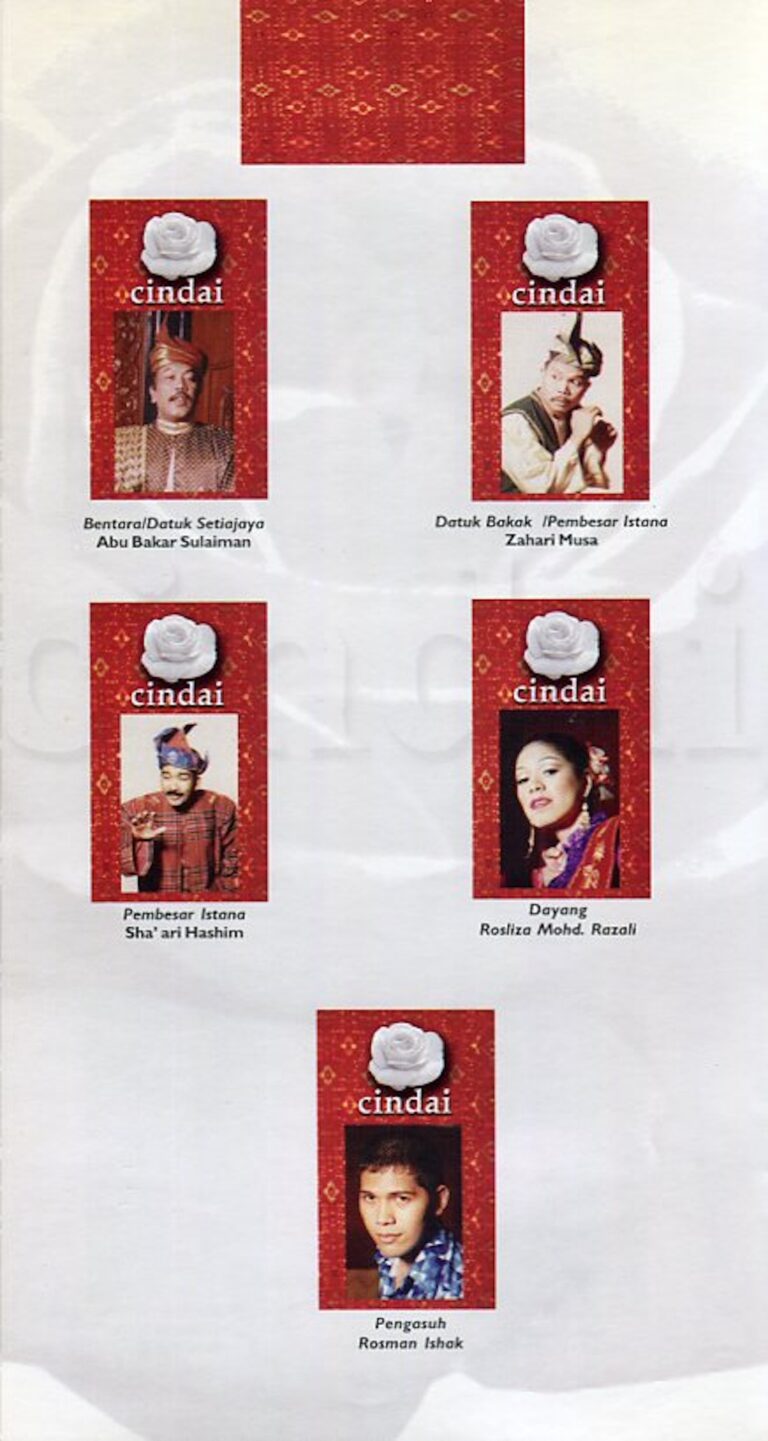 2001 Cindai Cast and production crew list 3