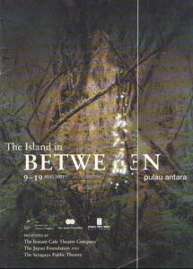 2001, The Island Between | Pulau Antara: Programme Cover