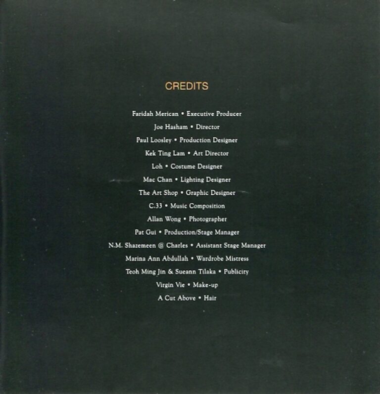 2002 The Importance of Being Earnest Cast and production crew list 2