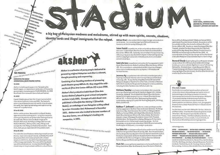 2002, Stadium: Programme