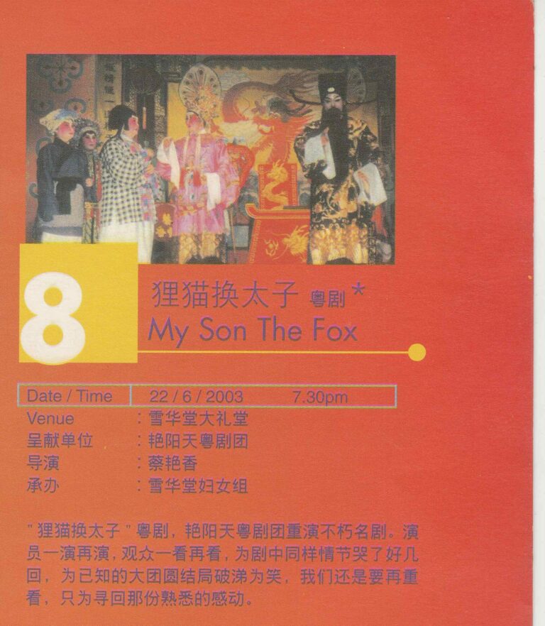 2003 My Son The Fox Info