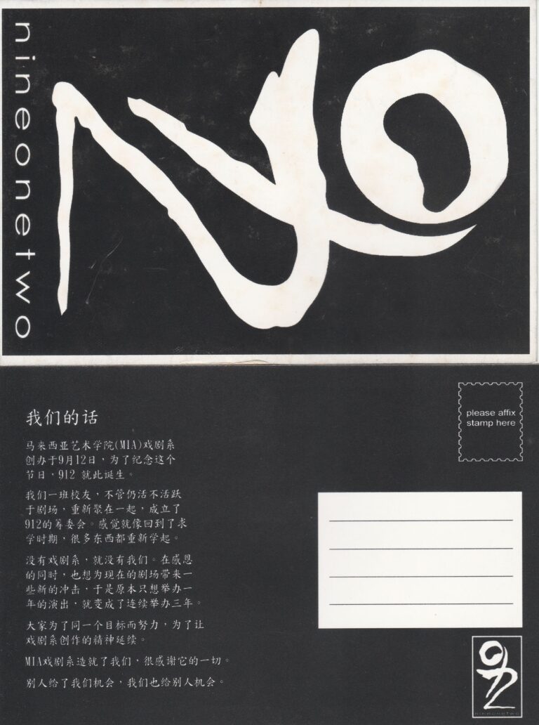 2004 912 Postcard Project Notes