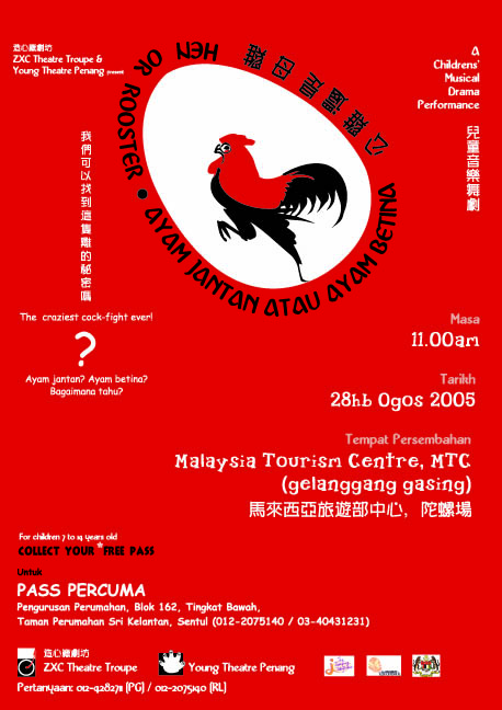 2005 Hen Or Rooster Poster