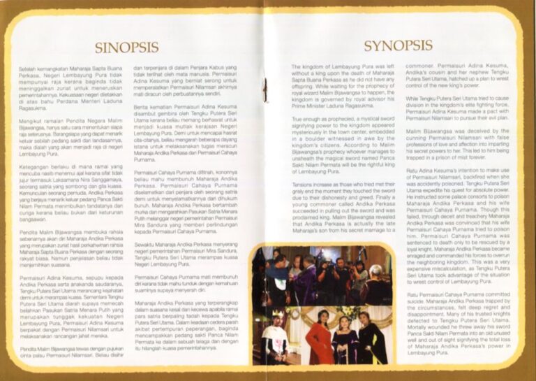 2005 Satria Menara Putih synopsis