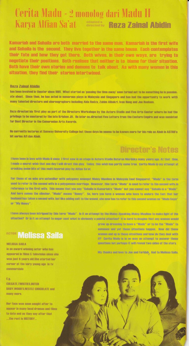 2007 Within Without Program Madu 2