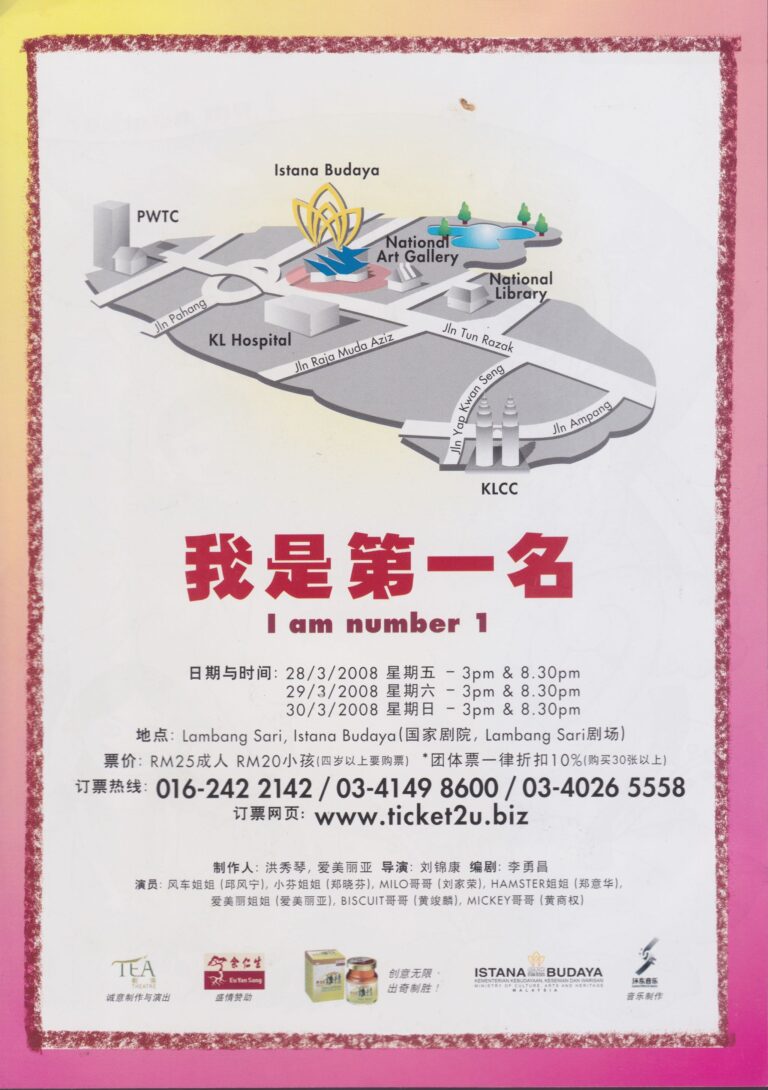 2008 I Am Number 1 Flyer 02