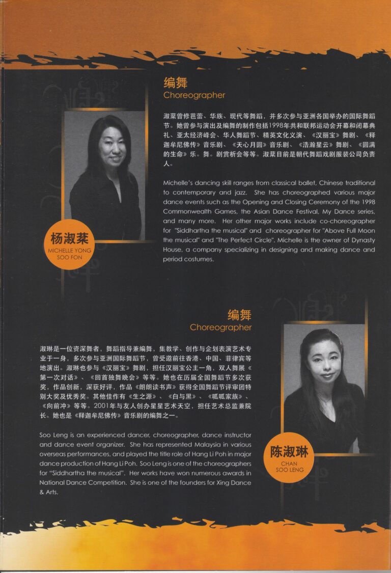 2008 Jewel Of Tibet Program Choreographer Profile