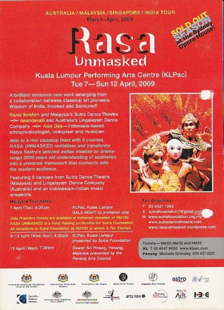 2009 Rasa Unmasked Message