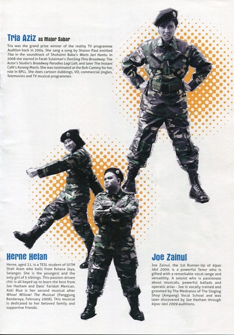 2009 Kaki Blue Cast and production crew list 4