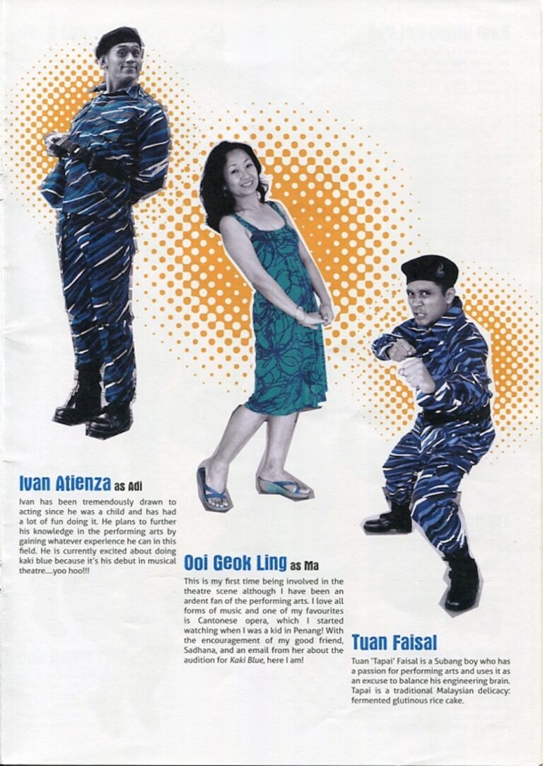 2009 Kaki Blue Cast and production crew list 6