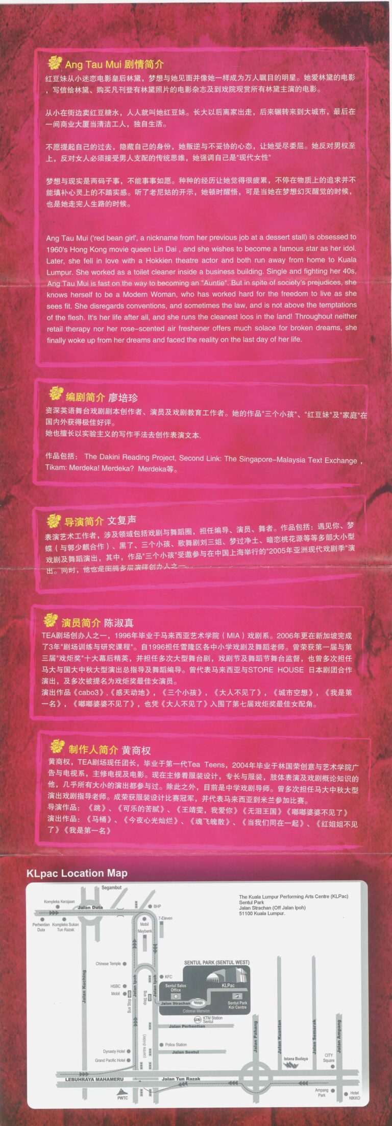 2009 A Modern Woman Called Ang Tau Mui Poster Synopsis And Artist Profile