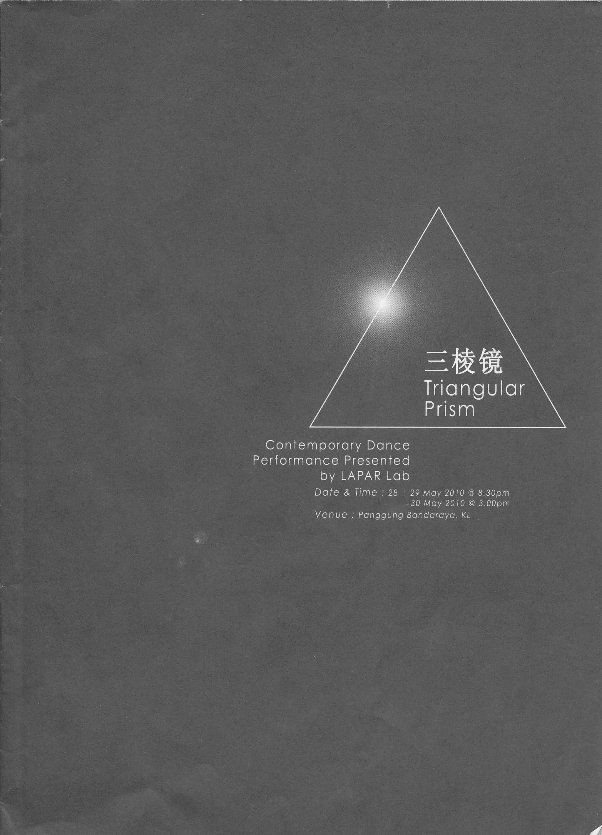 2010 Triangular Prism Cover
