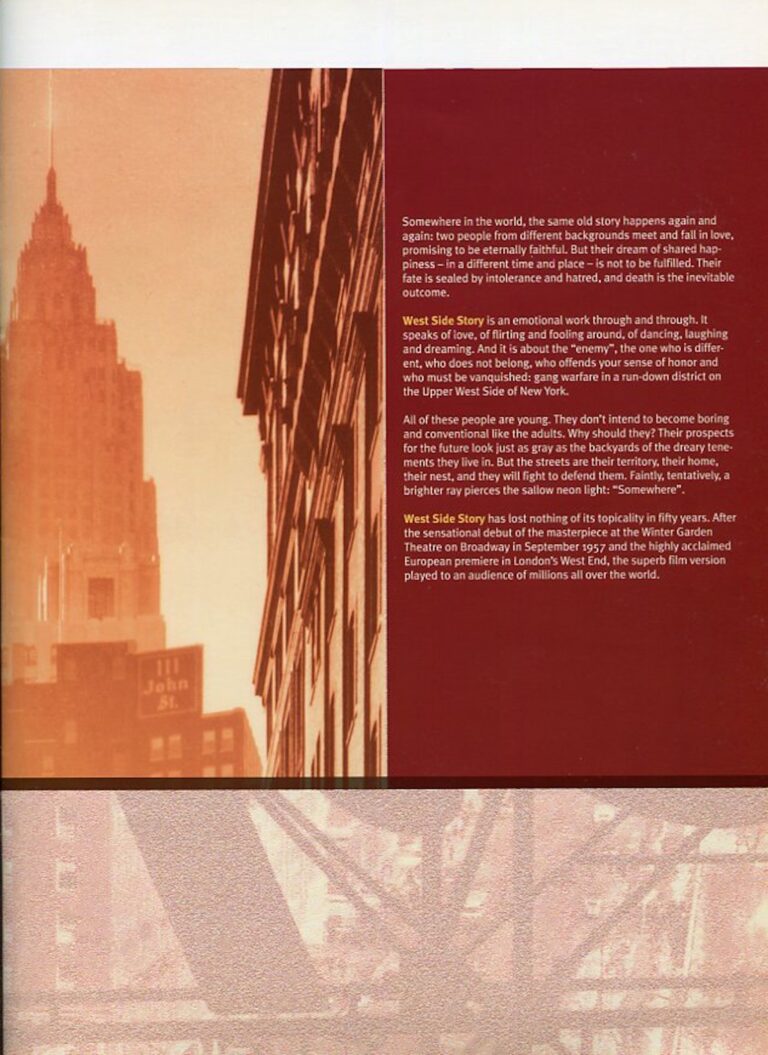 2010 West Side Story synopsis 1