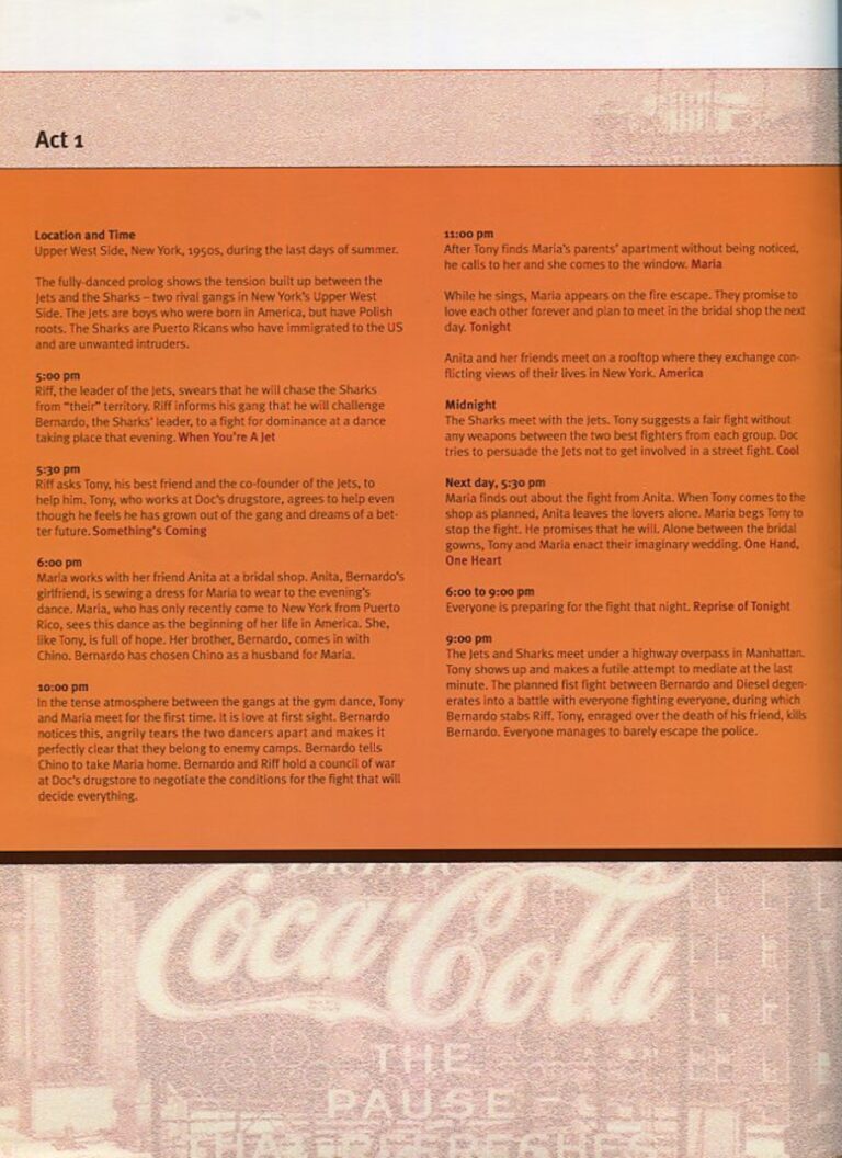 2010 West Side Story synopsis 2