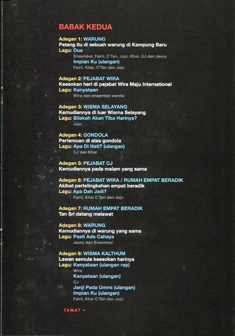 2010 Cuci the Musical 2 synopsis 2