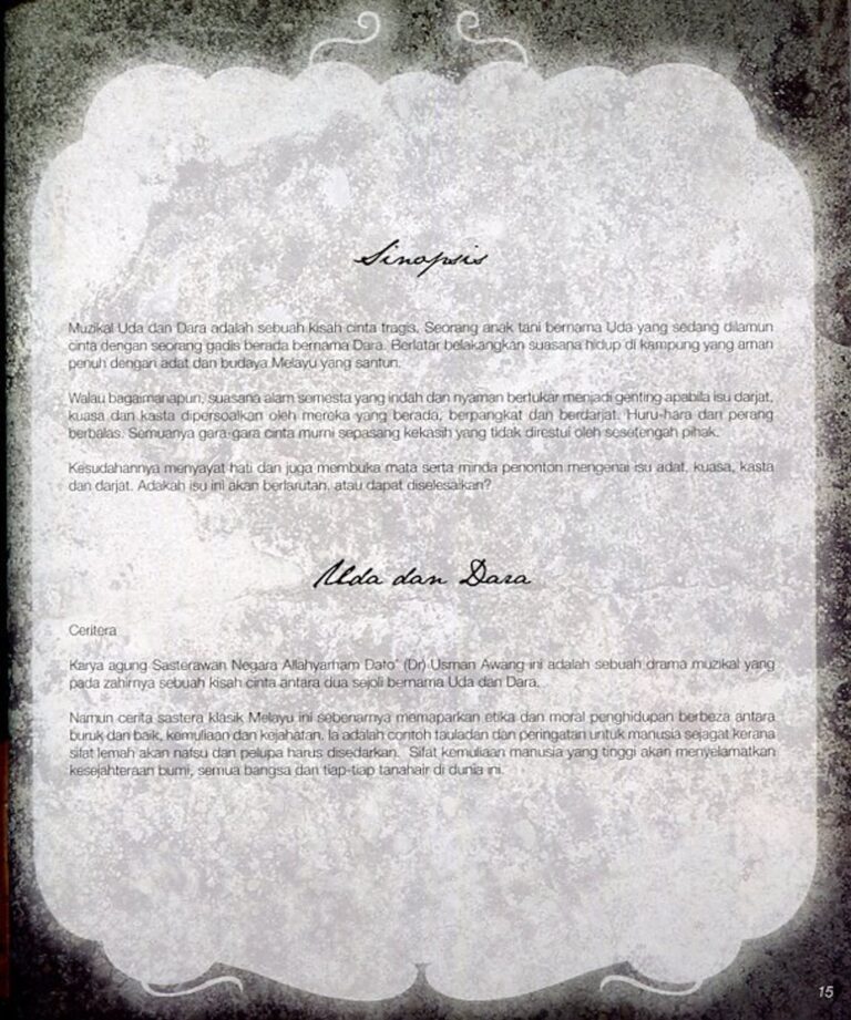 2010 Muzikal Uda & Dara synopsis 1