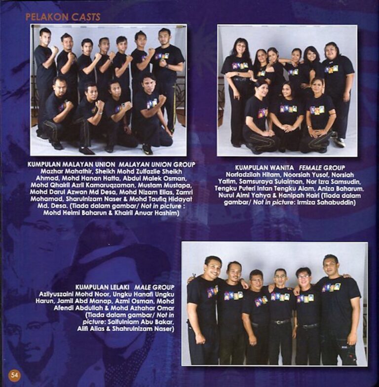 2010 Muzikal Tun Mahathir Cast and production crew list 13