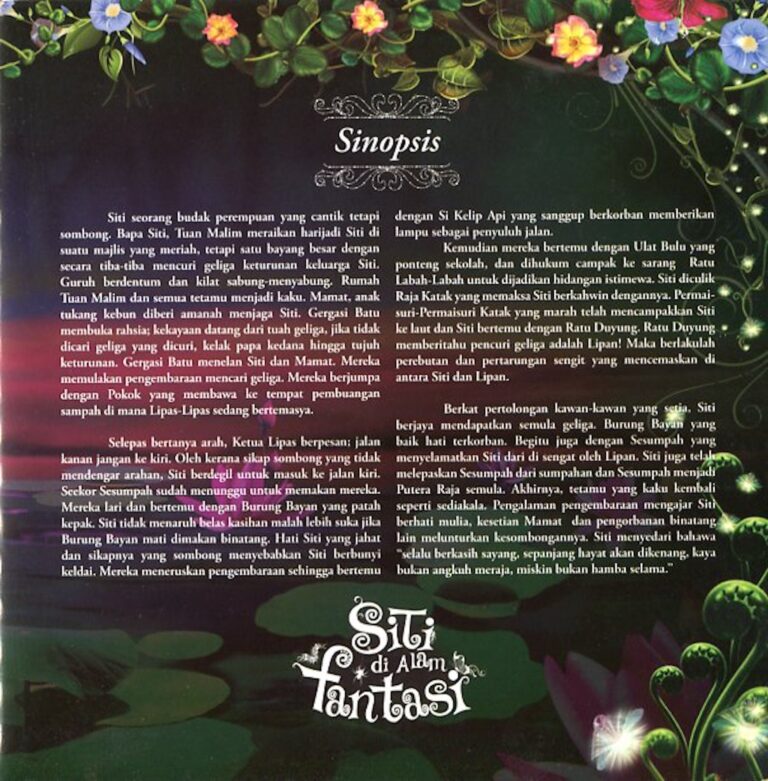 2000 Siti di Alam Fantasi synopsis