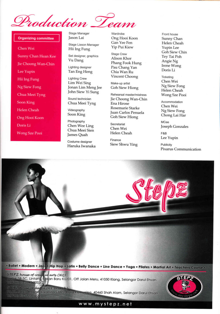 2011 International Ballet Gala Production