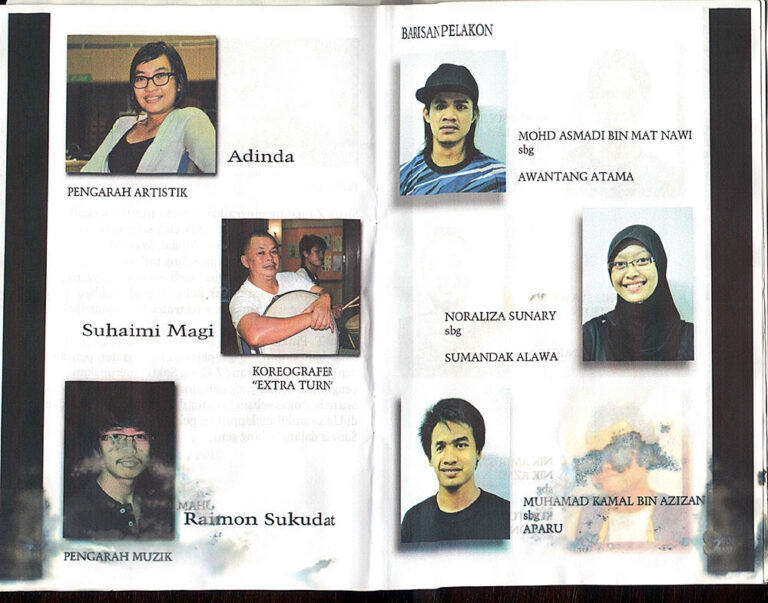 2012, 7 Gong Sakti: Credits 1