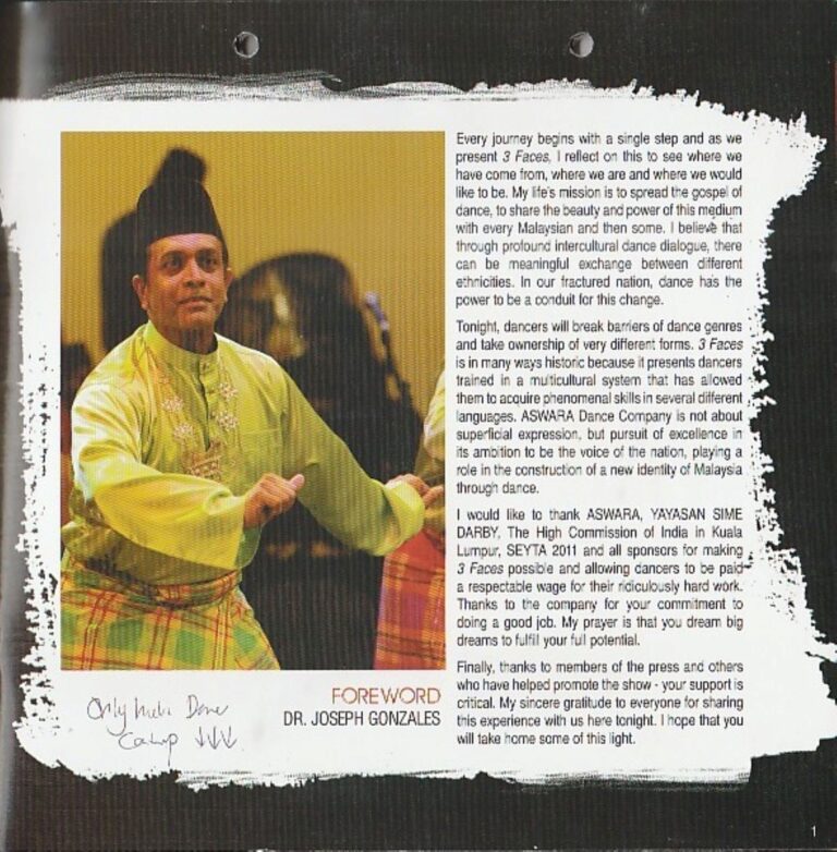 2012 3 Faces Director Message