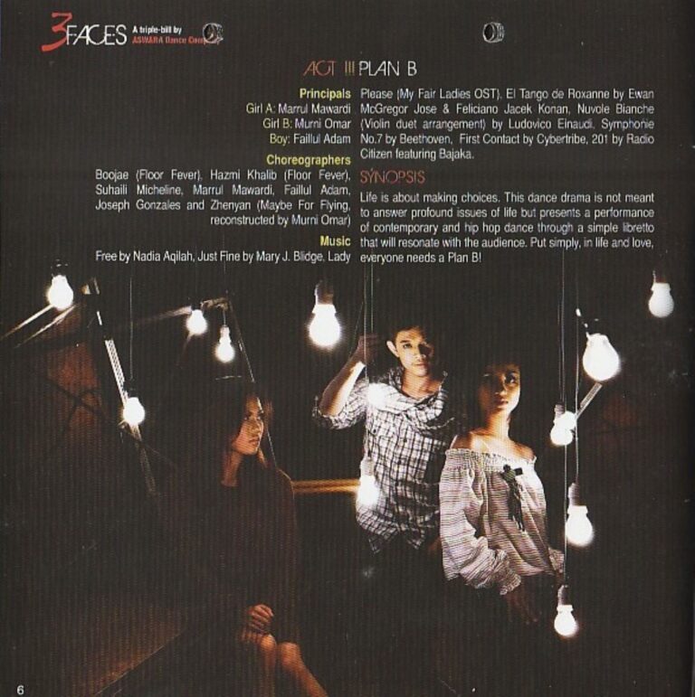 2012 3 Faces Synopsis Performance
