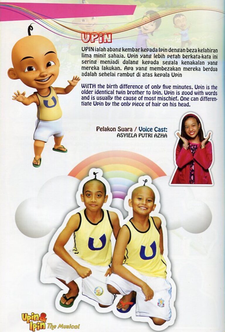 2012 Upin & Ipin The Musical Cast and production crew list 1