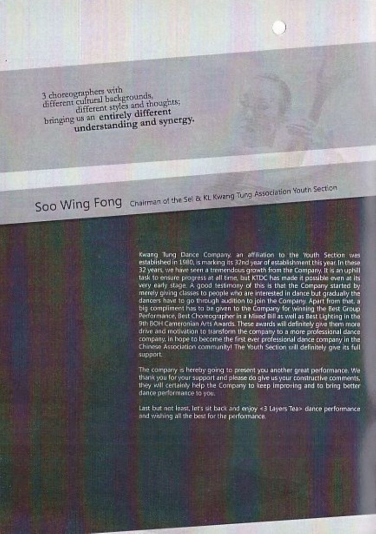 2012 3 layers tea Director message