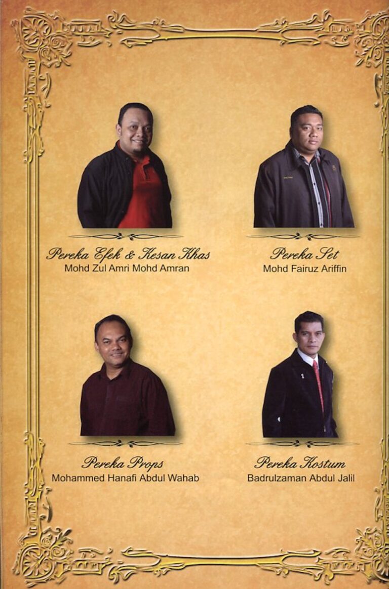 2012 Tun Siti Hasmah Cast and production crew list 11