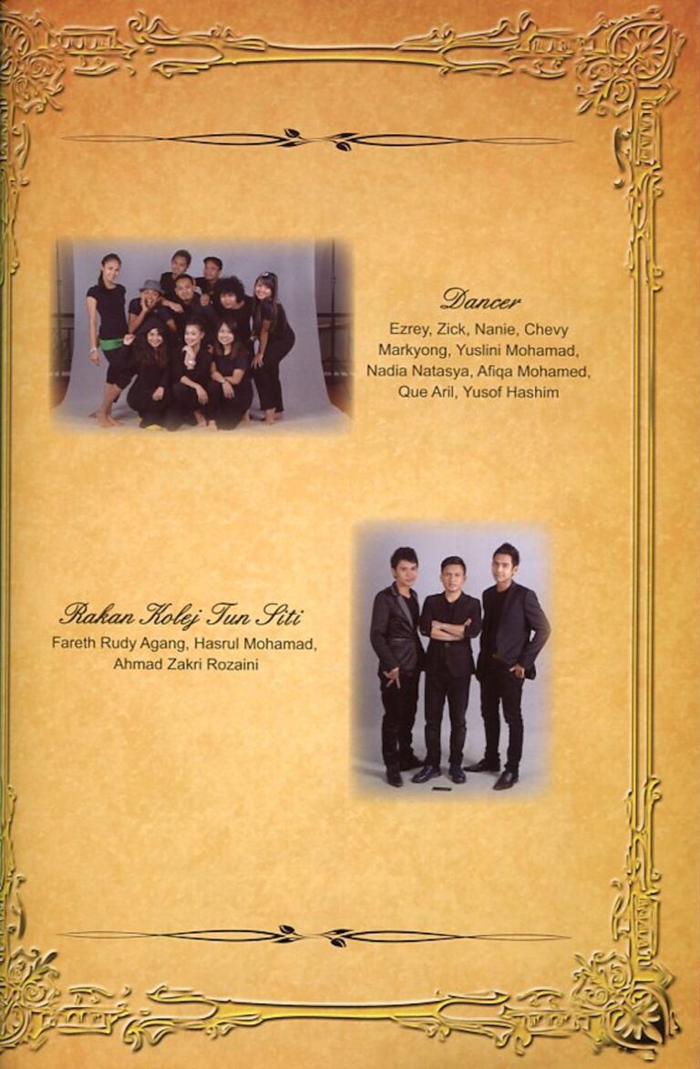 2012 Tun Siti Hasmah Cast and production crew list 16