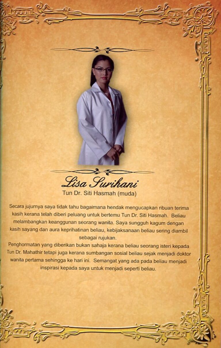 2012 Tun Siti Hasmah Cast and production crew list 4
