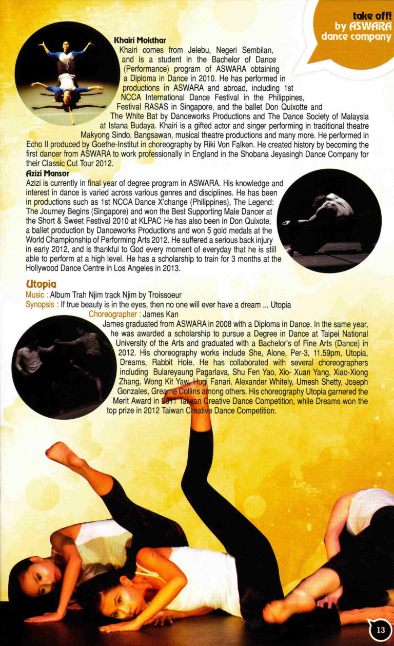 2013 Take Off! Synopsis Of Performance 4