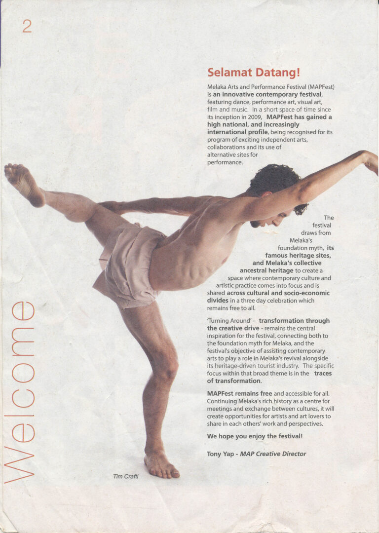 2013 Performance Festival Director Message