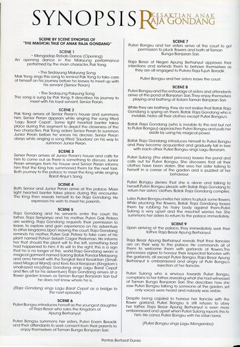 2013 Makyung Kesaktian Anak Raja Gondang synopsis 5